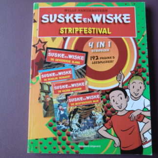Suske en Wiske Stripfestival: 4 verhalen: De gevederde slang / De rebelse Reinaert / De gulden harpoen / De mysterieuze mijn