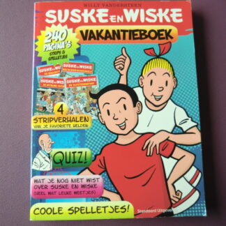 Suske en Wiske vakantieboek: 4 stripverhalen quiz leuke weetjes spelletjes etc
