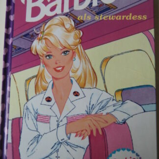 Barbie als stewardess (Barbie Boekenclub; M5 - E5;  harde kaft)